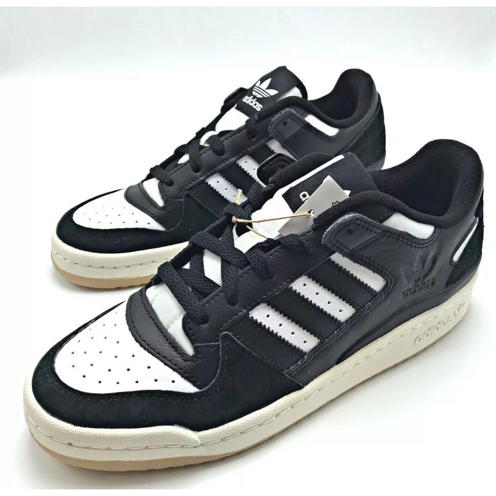 Size 10.5 - adidas Forum Low Black White Gum